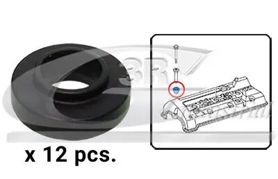 Dichtung, Zylinderkopfhaubenschrauben 3RG 80543 Bild Dichtung, Zylinderkopfhaubenschrauben 3RG 80543