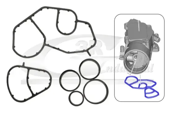 Dichtungssatz, Ölkühler 3RG 86215LD Bild Dichtungssatz, Ölkühler 3RG 86215LD
