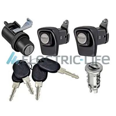 Schließzylindersatz vorne links vorne rechts hinten ELECTRIC LIFE ZR85104