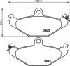 Bremsbelagsatz, Scheibenbremse HELLA PAGID 8DB 355 019-191 Bild Bremsbelagsatz, Scheibenbremse HELLA PAGID 8DB 355 019-191