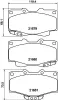 Bremsbelagsatz, Scheibenbremse HELLA PAGID 8DB 355 016-401 Bild Bremsbelagsatz, Scheibenbremse HELLA PAGID 8DB 355 016-401