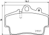 Bremsbelagsatz, Scheibenbremse Vorderachse HELLA PAGID 8DB 355 018-471