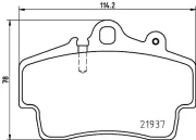 Bremsbelagsatz, Scheibenbremse Vorderachse HELLA PAGID 8DB 355 018-471