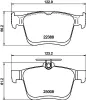 Bremsbelagsatz, Scheibenbremse HELLA PAGID 8DB 355 042-651