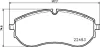 Bremsbelagsatz, Scheibenbremse Vorderachse HELLA PAGID 8DB 355 039-521