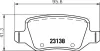 Bremsbelagsatz, Scheibenbremse Hinterachse HELLA PAGID 8DB 355 018-531 Bild Bremsbelagsatz, Scheibenbremse Hinterachse HELLA PAGID 8DB 355 018-531