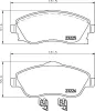 Bremsbelagsatz, Scheibenbremse Vorderachse HELLA PAGID 8DB 355 018-511 Bild Bremsbelagsatz, Scheibenbremse Vorderachse HELLA PAGID 8DB 355 018-511