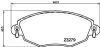 Bremsbelagsatz, Scheibenbremse HELLA PAGID 8DB 355 009-071 Bild Bremsbelagsatz, Scheibenbremse HELLA PAGID 8DB 355 009-071