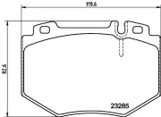 Bremsbelagsatz, Scheibenbremse HELLA PAGID 8DB 355 011-831