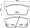 Bremsbelagsatz, Scheibenbremse Vorderachse HELLA PAGID 8DB 355 009-631 Bild Bremsbelagsatz, Scheibenbremse Vorderachse HELLA PAGID 8DB 355 009-631