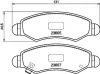 Bremsbelagsatz, Scheibenbremse Vorderachse HELLA PAGID 8DB 355 011-691
