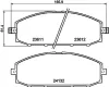 Bremsbelagsatz, Scheibenbremse HELLA PAGID 8DB 355 010-511 Bild Bremsbelagsatz, Scheibenbremse HELLA PAGID 8DB 355 010-511