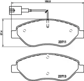 Bremsbelagsatz, Scheibenbremse HELLA PAGID 8DB 355 020-561