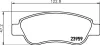 Bremsbelagsatz, Scheibenbremse Vorderachse HELLA PAGID 8DB 355 012-141 Bild Bremsbelagsatz, Scheibenbremse Vorderachse HELLA PAGID 8DB 355 012-141