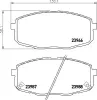 Bremsbelagsatz, Scheibenbremse Vorderachse HELLA PAGID 8DB 355 010-611 Bild Bremsbelagsatz, Scheibenbremse Vorderachse HELLA PAGID 8DB 355 010-611