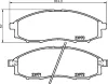 Bremsbelagsatz, Scheibenbremse Vorderachse HELLA PAGID 8DB 355 010-671