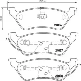 Bremsbelagsatz, Scheibenbremse Hinterachse HELLA PAGID 8DB 355 011-061