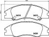 Bremsbelagsatz, Scheibenbremse HELLA PAGID 8DB 355 012-041 Bild Bremsbelagsatz, Scheibenbremse HELLA PAGID 8DB 355 012-041