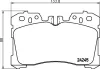 Bremsbelagsatz, Scheibenbremse Vorderachse HELLA PAGID 8DB 355 006-661 Bild Bremsbelagsatz, Scheibenbremse Vorderachse HELLA PAGID 8DB 355 006-661