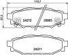 Bremsbelagsatz, Scheibenbremse Hinterachse HELLA PAGID 8DB 355 040-391