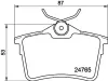 Bremsbelagsatz, Scheibenbremse Hinterachse HELLA PAGID 8DB 355 014-081 Bild Bremsbelagsatz, Scheibenbremse Hinterachse HELLA PAGID 8DB 355 014-081