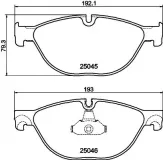 Bremsbelagsatz, Scheibenbremse HELLA PAGID 8DB 355 015-251