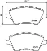 Bremsbelagsatz, Scheibenbremse Vorderachse HELLA PAGID 8DB 355 020-621 Bild Bremsbelagsatz, Scheibenbremse Vorderachse HELLA PAGID 8DB 355 020-621