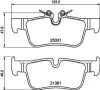 Bremsbelagsatz, Scheibenbremse Hinterachse HELLA PAGID 8DB 355 021-681 Bild Bremsbelagsatz, Scheibenbremse Hinterachse HELLA PAGID 8DB 355 021-681