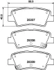 Bremsbelagsatz, Scheibenbremse HELLA PAGID 8DB 355 019-981 Bild Bremsbelagsatz, Scheibenbremse HELLA PAGID 8DB 355 019-981