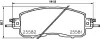 Bremsbelagsatz, Scheibenbremse Vorderachse HELLA PAGID 8DB 355 023-321