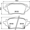 Bremsbelagsatz, Scheibenbremse HELLA PAGID 8DB 355 040-221