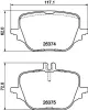 Bremsbelagsatz, Scheibenbremse HELLA PAGID 8DB 355 041-021