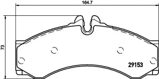 Bremsbelagsatz, Scheibenbremse HELLA PAGID 8DB 355 005-391 Bild Bremsbelagsatz, Scheibenbremse HELLA PAGID 8DB 355 005-391