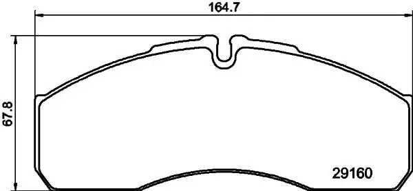 Bremsbelagsatz, Scheibenbremse HELLA PAGID 8DB 355 005-401