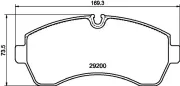 Bremsbelagsatz, Scheibenbremse HELLA PAGID 8DB 355 043-911