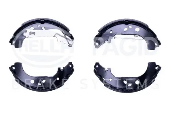 Bremsbackensatz Hinterachse HELLA PAGID 8DB 355 003-051 Bild Bremsbackensatz Hinterachse HELLA PAGID 8DB 355 003-051