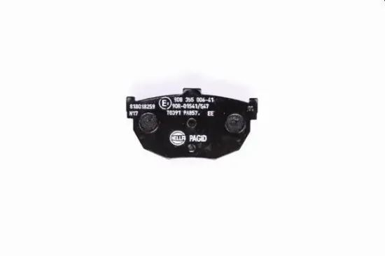 Bremsbelagsatz, Scheibenbremse Hinterachse HELLA PAGID 8DB 355 006-411 Bild Bremsbelagsatz, Scheibenbremse Hinterachse HELLA PAGID 8DB 355 006-411