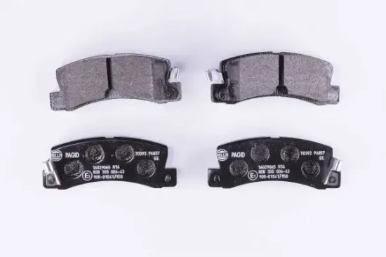 Bremsbelagsatz, Scheibenbremse Hinterachse HELLA PAGID 8DB 355 006-431 Bild Bremsbelagsatz, Scheibenbremse Hinterachse HELLA PAGID 8DB 355 006-431