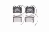 Bremsbelagsatz, Scheibenbremse Vorderachse HELLA PAGID 8DB 355 007-811 Bild Bremsbelagsatz, Scheibenbremse Vorderachse HELLA PAGID 8DB 355 007-811