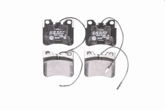 Bremsbelagsatz, Scheibenbremse Vorderachse HELLA PAGID 8DB 355 007-811 Bild Bremsbelagsatz, Scheibenbremse Vorderachse HELLA PAGID 8DB 355 007-811