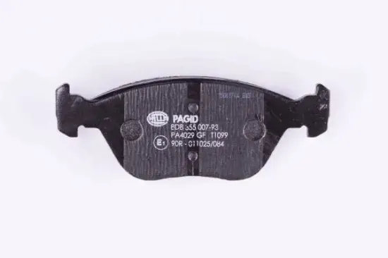 Bremsbelagsatz, Scheibenbremse Vorderachse HELLA PAGID 8DB 355 007-931 Bild Bremsbelagsatz, Scheibenbremse Vorderachse HELLA PAGID 8DB 355 007-931