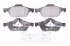 Bremsbelagsatz, Scheibenbremse Vorderachse HELLA PAGID 8DB 355 009-091 Bild Bremsbelagsatz, Scheibenbremse Vorderachse HELLA PAGID 8DB 355 009-091