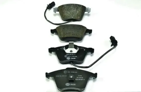 Bremsbelagsatz, Scheibenbremse Vorderachse HELLA PAGID 8DB 355 009-141 Bild Bremsbelagsatz, Scheibenbremse Vorderachse HELLA PAGID 8DB 355 009-141