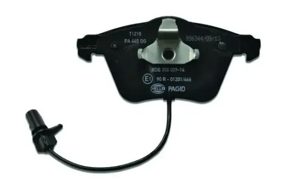 Bremsbelagsatz, Scheibenbremse Vorderachse HELLA PAGID 8DB 355 009-141 Bild Bremsbelagsatz, Scheibenbremse Vorderachse HELLA PAGID 8DB 355 009-141