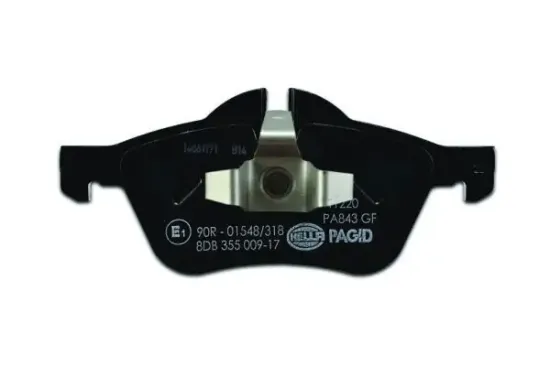 Bremsbelagsatz, Scheibenbremse Vorderachse HELLA PAGID 8DB 355 009-171 Bild Bremsbelagsatz, Scheibenbremse Vorderachse HELLA PAGID 8DB 355 009-171