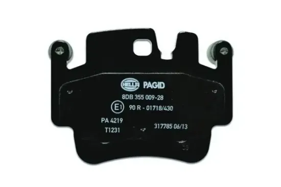 Bremsbelagsatz, Scheibenbremse HELLA PAGID 8DB 355 009-281 Bild Bremsbelagsatz, Scheibenbremse HELLA PAGID 8DB 355 009-281