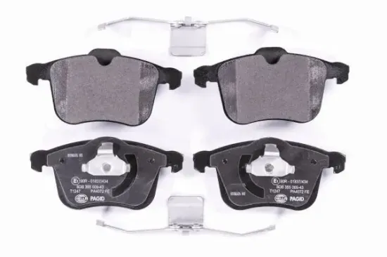 Bremsbelagsatz, Scheibenbremse Vorderachse HELLA PAGID 8DB 355 009-431 Bild Bremsbelagsatz, Scheibenbremse Vorderachse HELLA PAGID 8DB 355 009-431