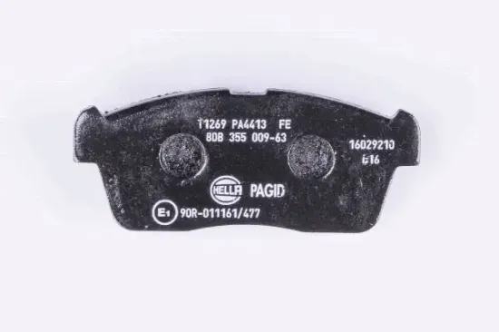 Bremsbelagsatz, Scheibenbremse Vorderachse HELLA PAGID 8DB 355 009-631 Bild Bremsbelagsatz, Scheibenbremse Vorderachse HELLA PAGID 8DB 355 009-631