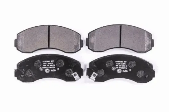 Bremsbelagsatz, Scheibenbremse Vorderachse HELLA PAGID 8DB 355 010-131 Bild Bremsbelagsatz, Scheibenbremse Vorderachse HELLA PAGID 8DB 355 010-131