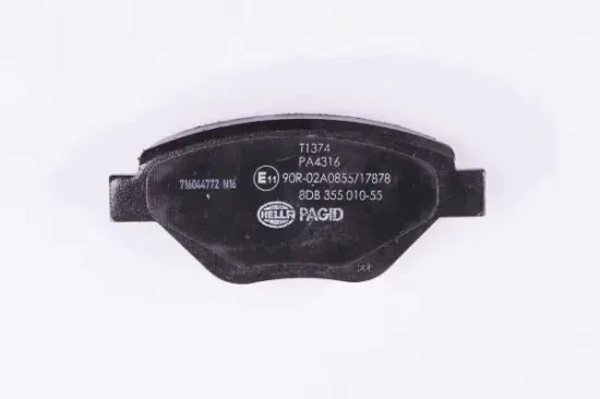 Bremsbelagsatz, Scheibenbremse HELLA PAGID 8DB 355 010-551 Bild Bremsbelagsatz, Scheibenbremse HELLA PAGID 8DB 355 010-551